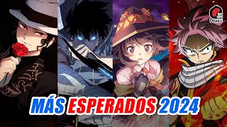 ANIMES MÁS ESPERADOS PARA EL 2024 CONFIRMADOS parte 1  Rincón Otaku [upl. by Dranoel937]