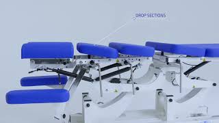 Ther Drop Swing  Physiotherapy osteopathy and chiropractic table  Chinesport [upl. by Noel]