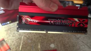 GSkill Trident X 16Gb DDR3 1080p50 [upl. by Frager]