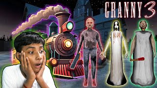 Dada Dadi Ne Mara Danda 🤯  Granny 3 Funny Moments  Granny 3 Gameplay In Hindi [upl. by Feodora77]