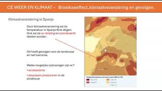 CE Weer en klimaat Lesvideo 6  7  Klimaatverandering en de gevolgen [upl. by Adai56]