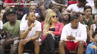 Khloe Kardashian CHEERS For Alleged Boyfriend James Harden At A Basketball Game [upl. by Willow]