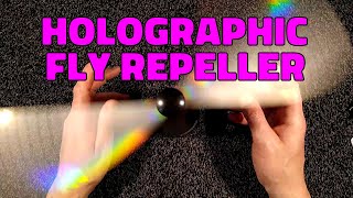 Holographic fly repeller FLICKER ALERT [upl. by Steinberg]