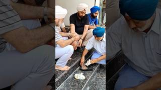 ਸੇਵਾ ਜੋੜੇ shaheedi purab waheguru seva [upl. by Yur401]