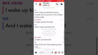 HeidiMennellxoxo snapchat makeup shortsvideo tiktok duet taylor coversong taylors song [upl. by Nahsaj]