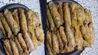 SONUÇ EFSANE ✔️FARKLI LAHANA BULGURLU SARMA☑️EKŞİLİ LEZZETLİ 👌💯💯💯 [upl. by Nalla]