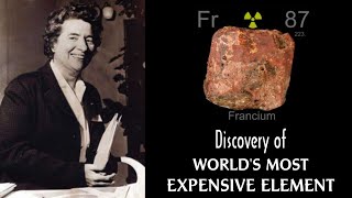 Francium The Discovery of Worlds Most Expensive Element [upl. by Kaplan119]