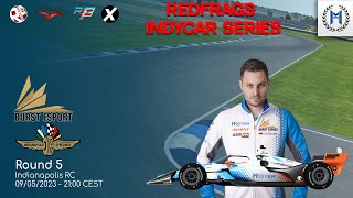 rFactor 2 IndyCar Series  Round 5 at Indianapolis Road Course redfragsracing4354 [upl. by Eical]