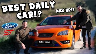 Ford Focus ST 225 Mk2 Review 5 cylinder sounds [upl. by Airbas]