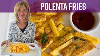 Polenta Fries  Kathys Vegan Kitchen [upl. by Marpet]