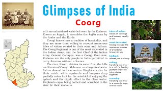 Glimpses of India  Coorg Class 10 Explanation in Hindi by Ajeet Sir [upl. by Aratahs]