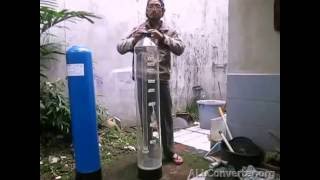 cara kerja backwash multiport valve tabung filter air [upl. by Nnylyak946]