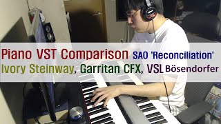 Comparison of Synthogy Ivory II Steinway D Garritan CFX Grand and VSL Vienna Imperial [upl. by Ettennek515]