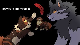 hermit the frog  spottedleaf amp thistleclaw pmv warrior cats [upl. by Griffin794]