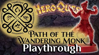 HeroQuest The Path of the Wandering Monk PLAYTEST [upl. by Veleda]