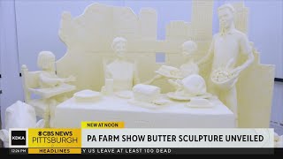 PA Farm Show Butter Sculpture revealed [upl. by Ffoeg518]