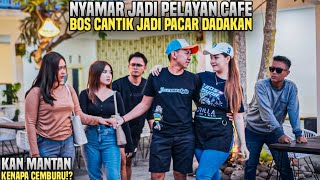 BOS CANTIK NYAMAR PELAYAN CAFE DEMI PRIA TAK DIKENAL YANG DIDESAK MANTANNYA Loh kok jatuh cinta [upl. by Ziom]