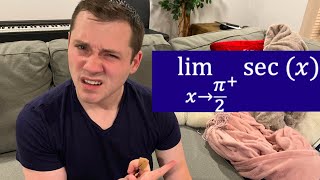 Limit of secx as x approaches pi2 from the right [upl. by Llenwad]