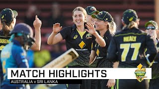 Healys recordbreaker leads Aussies to series sweep  Third CommBank T20I [upl. by Kissner]