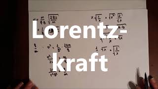 Q1 Massenspektrometer Lorentzkraft und Wienscher Geschwindigkeitsfilter [upl. by Errol718]