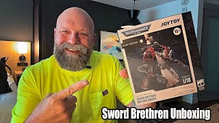 Unboxing amp Review of JoyToy Warhammer 40K Black Templars Sword Brethren [upl. by Asserac]