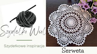 Szydełko Wioli  Serwetka serweta  croche crochet [upl. by Wappes464]