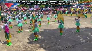 BALANGIGA NATIONAL HIGHSCHOOL  2nd Runner Up Llorente Marching Band Competition 2024 [upl. by Olly]