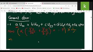 PDEsClassification of Poisson equation [upl. by Olemrac]