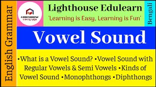 Vowel Sound Types of Vowel Sound Monophthongs and Diphthongs EnglishBengali [upl. by Arnold108]