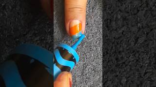 Simple nail art design at home for beginners tutorial nails [upl. by Tri]