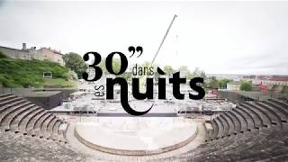 Montage de la scène des Nuits de Fourvière  30 dans les Nuits [upl. by Emarie]