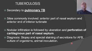 Bacterial granulomas of nose Syphilis Tuberculosis Leprosy and Lupus [upl. by Ahseyn]