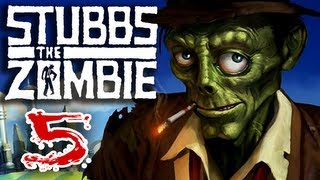 Stubbs the Zombie Part 5 in Rebel Without a Pulse Xbox 360 Gameplay [upl. by Morel]