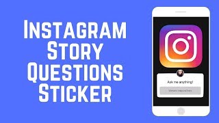 How to Use Instagram Story Questions Stickers  New IG Feature [upl. by Flory]