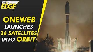 Britain tech company OneWeb launched 36 communications satellites into space  WION Edge [upl. by Rooke83]