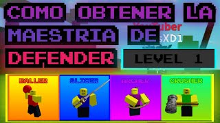 COMO CONSEGUIR LA MAESTRÍA DE DEFENDER EN ABILITY WARS  Roblox [upl. by Reina825]