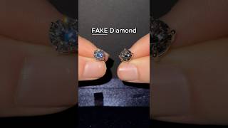 How to tell if a Diamond is REAL or FAKE using a color test [upl. by Eidob]