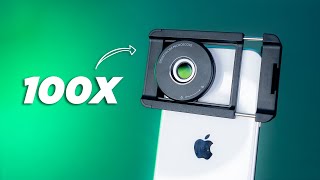 Crazy 100x Zoom Microscope Lens for Smartphone 😮 [upl. by Atila410]