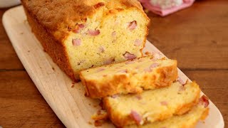 cake au lardons facile et rapide  en 1 min cest fait 😱 faite le vous serez pas déçu [upl. by Jodie786]