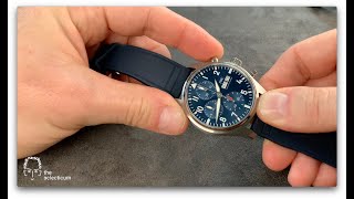 HandsOn with IWCs new Pilots Chronograph 41mm Ref 3881 2021 [upl. by Auqinal489]