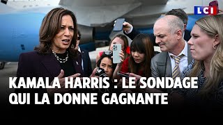 Kamala Harris  le sondage qui la donne gagnante [upl. by Anitnelav]