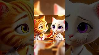 AI CAT STORY Best friend cat bestfriends catbaby catlife catstory cutecat cartoon viral [upl. by Anaillil]