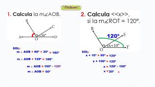 Ángulos Clasificación por la posición de sus lados bisectriz6to de primaria [upl. by Yekcim265]