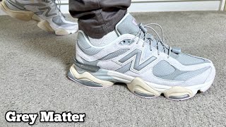 New Balance 9060 Grey Matter Reviewamp On foot [upl. by Aitercul306]