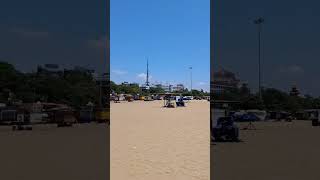 Sand walk Adventure journey towards Marina Beach travel marinaview marinabeach chennai [upl. by Mail]