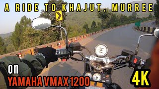 A Ride to Khajut  Murree  on  yamaha Vmax 1200  Zeest [upl. by Cohlette]