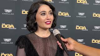 Noora Niasari Shayda director on 2024 DGA Awards red carpet [upl. by Cappella]