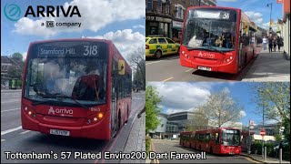 Arriva’s 57 Plated E200 Dart Compilation  Bus Journey on EN13 LJ57UTF amp EN18 GN57BPO  08052023 [upl. by Stacy]