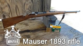 Spanish Mauser M1893 bolt action rifle in 7x57mm review [upl. by Etnemelc422]