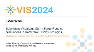 Submerse Visualizing Storm Surge Flooding Simulations in Immersive Display Ecologies  Fast Forwar [upl. by Peace]